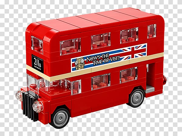 LEGO 10258 Creator London Bus New Routemaster, london bus ornament transparent background PNG clipart