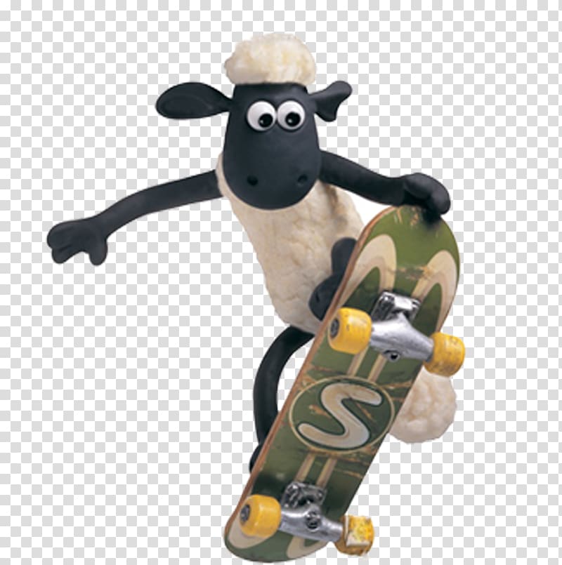 Bitzer Sheep Animation Cartoon, Sean skateboard transparent background PNG clipart