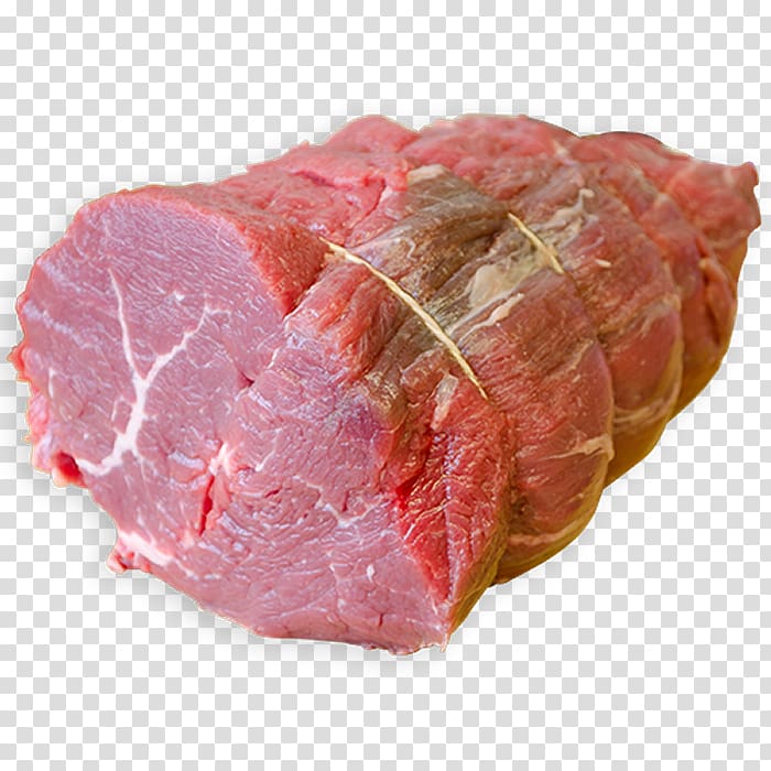 Ham Roast beef Meat Veal, fillet transparent background PNG clipart