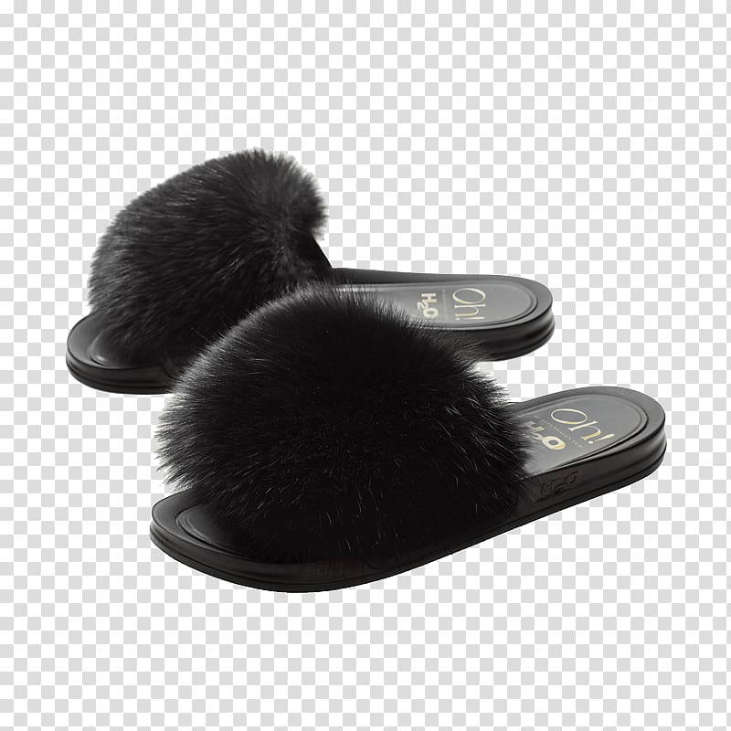 Slipper Oh! by Kopenhagen Fur American mink Sandal, sandal transparent background PNG clipart