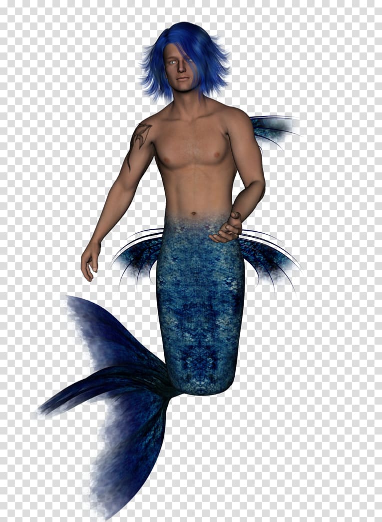 Mermaid Merman DAZ Studio Poser, Mermaid transparent background PNG clipart