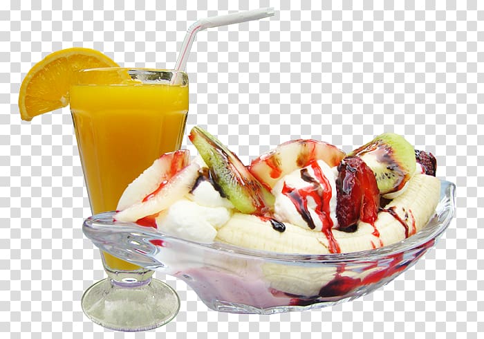 Sundae Fruit salad Ice cream Food, fruits salad transparent background PNG clipart
