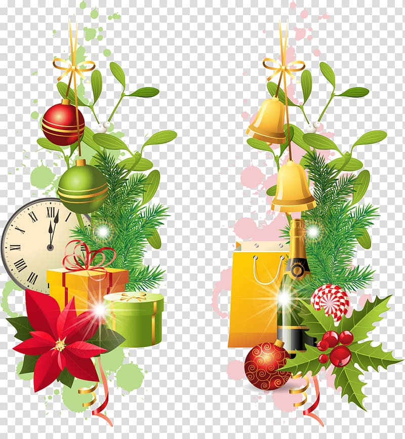Borders and Frames Santa Claus Christmas decoration , Creative Christmas transparent background PNG clipart