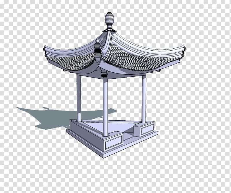 Beijing 3D computer graphics 3D modeling, Beijing courtyard 3D model transparent background PNG clipart