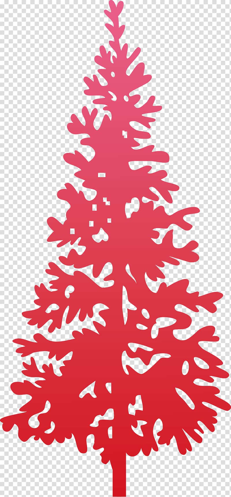 Wall decal Christmas tree Pine, Free Christmas tree pull element transparent background PNG clipart