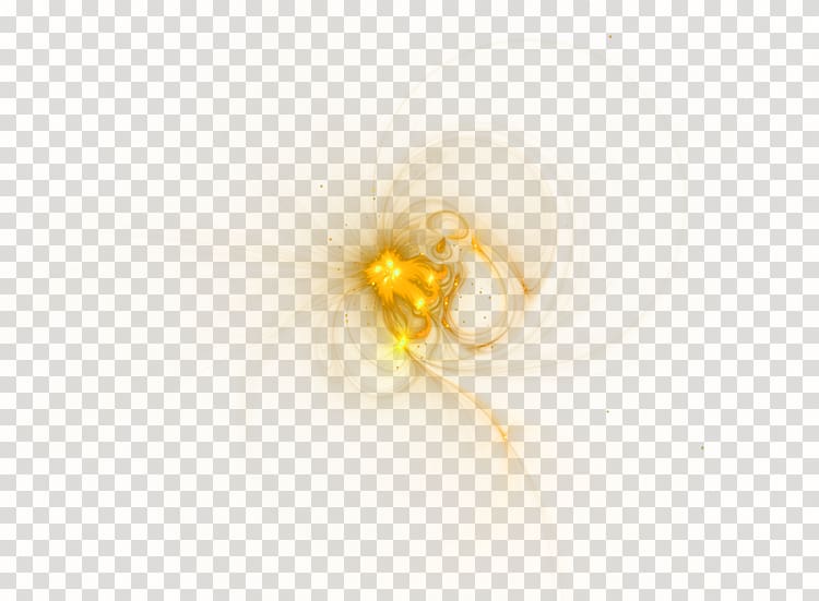 Yellow Euclidean , Golden light effect element transparent background PNG clipart