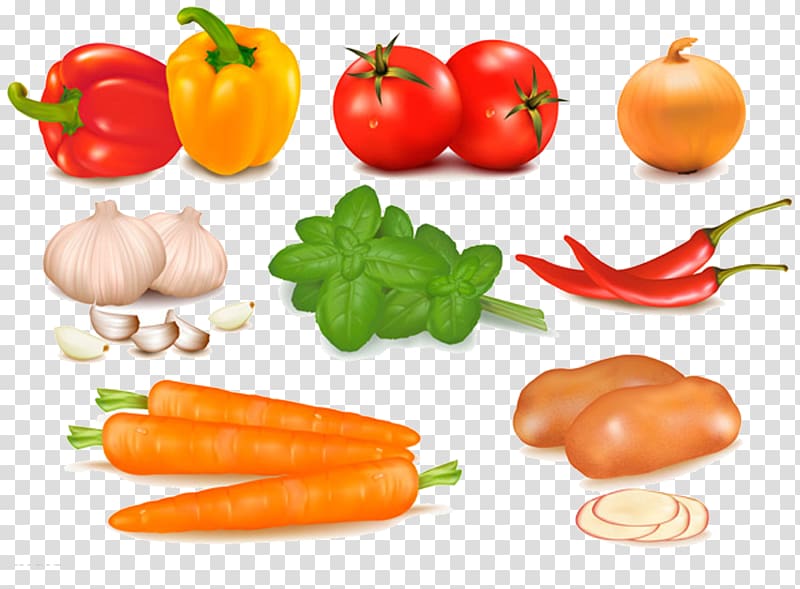 Vegetable Food Fruit Illustration, fresh vegetables transparent background PNG clipart