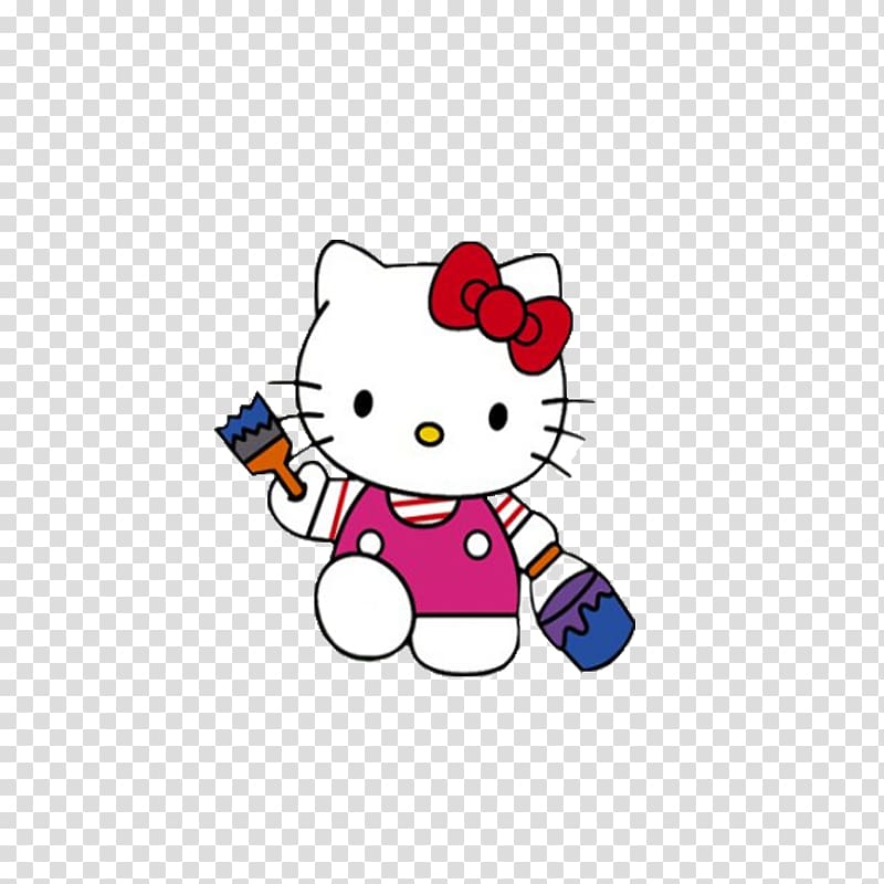 Hello Kitty Drawing , hello transparent background PNG clipart