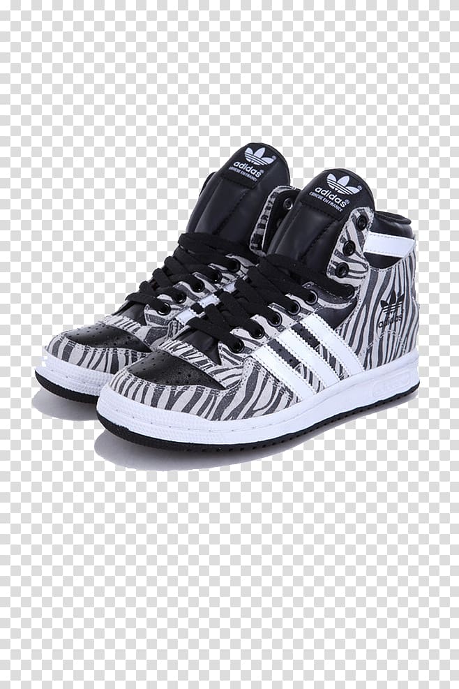 Shoe Adidas Originals High-top Adidas Superstar, Fan Bingbing zebra shoes within the higher transparent background PNG clipart