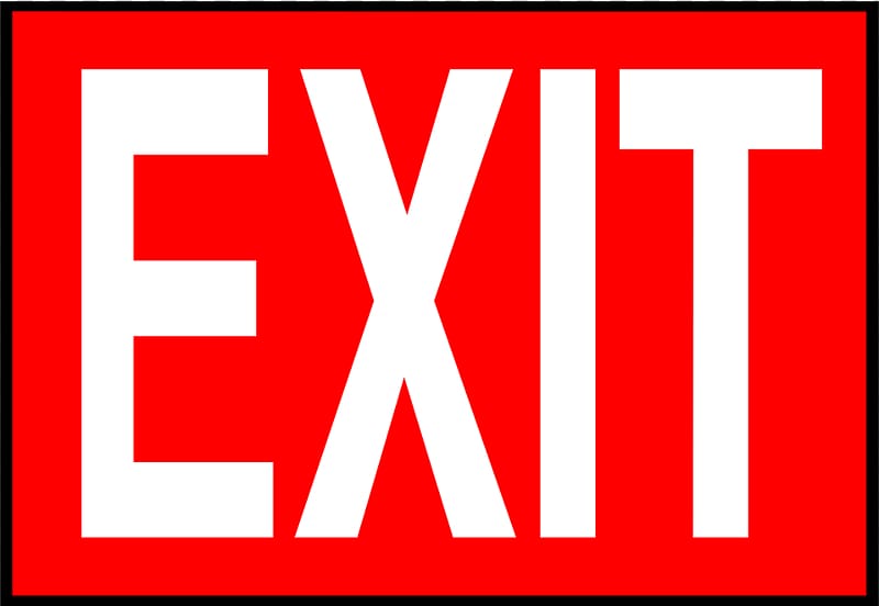 Exit transparent background PNG clipart