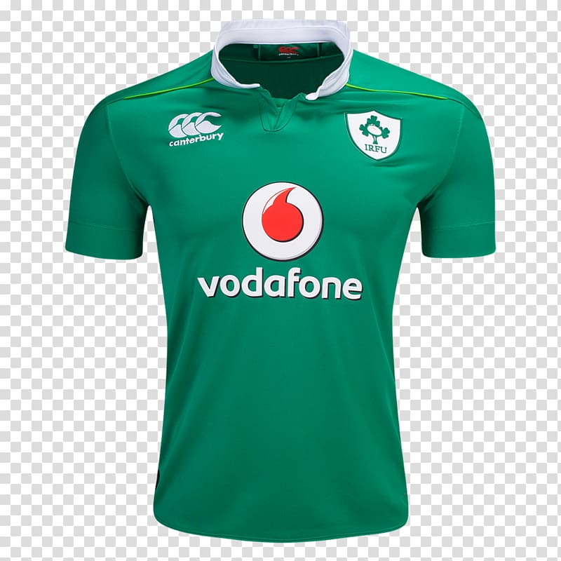 Irish Rugby T-shirt Women\'s Rugby World Cup Rugby shirt Jersey, T-shirt transparent background PNG clipart