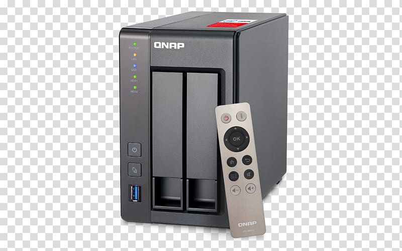 Network Storage Systems QNAP Systems, Inc. QNAP TS-251+ Intel QNAP TS-239 Pro II+ Turbo NAS NAS server, SATA 3Gb/s, intel transparent background PNG clipart