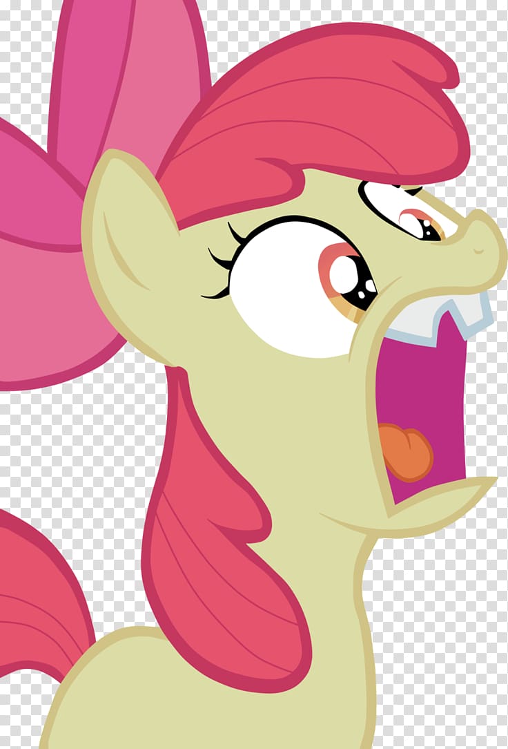 Apple Bloom Pony , chipped transparent background PNG clipart