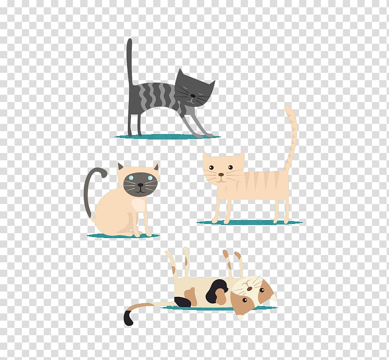 Kitten Cat Hello Kitty Cuteness, 4 cute pet cat material transparent background PNG clipart