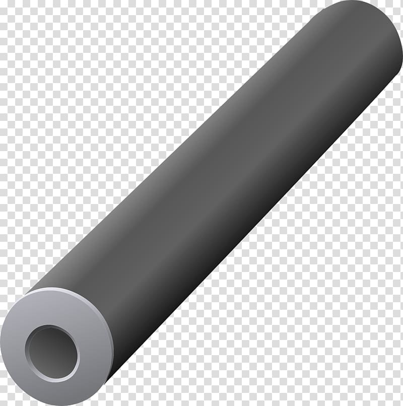 Iron Pipe, Gray round iron pipe transparent background PNG clipart