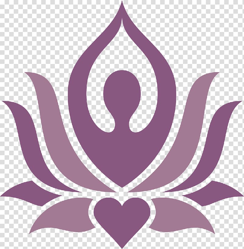 purple and brown illustration, Viniyoga Symbol Namaste Om, Yoga transparent background PNG clipart