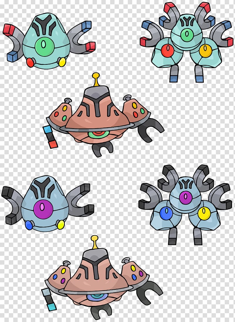 Magnemite Evolution Magneton Magnezone Pokémon, ufo transparent background PNG clipart