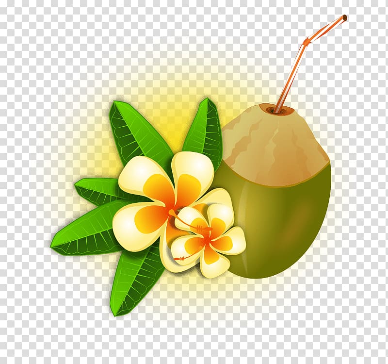 Coconut water Cocktail Cuisine of Hawaii Coconut milk, cocktail transparent background PNG clipart
