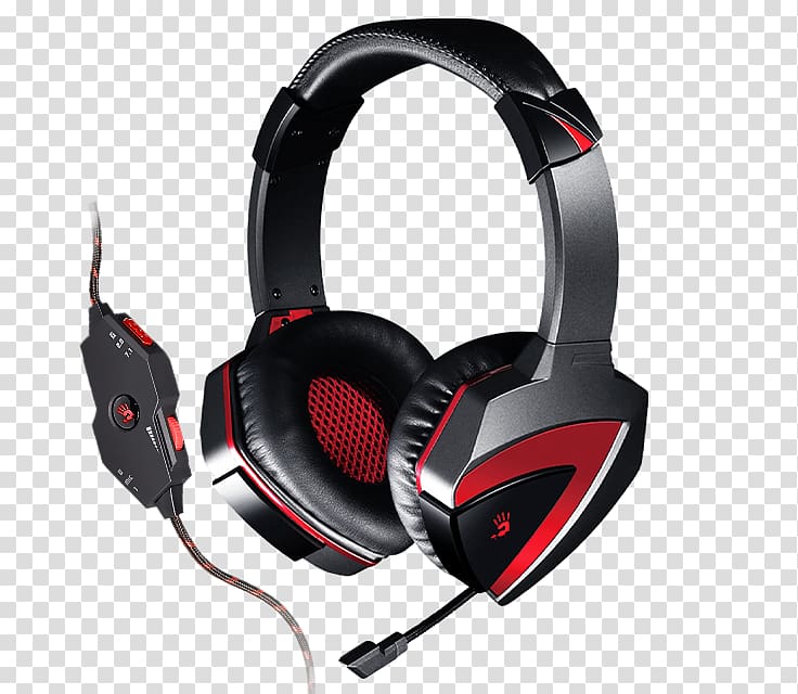 A4Tech Bloody Gaming Bloody G300 Headphones Microphone, Game Headset transparent background PNG clipart