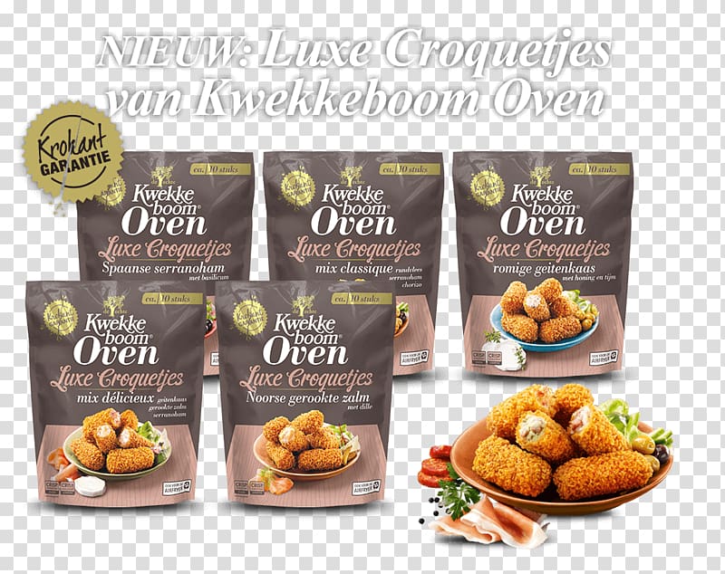 Natural foods Croquette Patisserie Kwekkeboom Convenience food, luxe transparent background PNG clipart