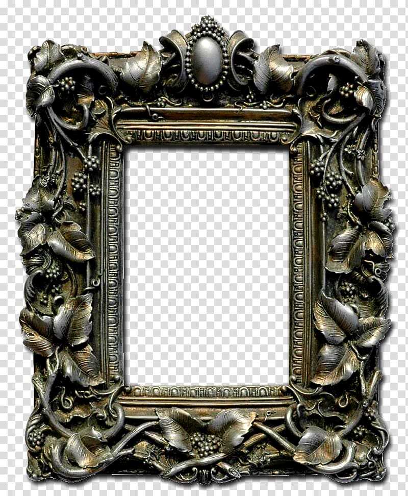 Frames Baroque Art, goth transparent background PNG clipart