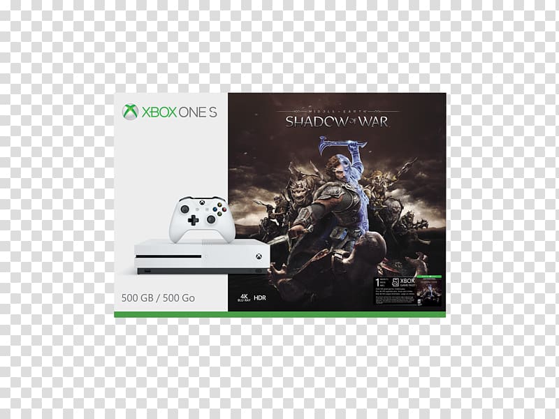 Middle-earth: Shadow of War Middle-earth: Shadow of Mordor Xbox One S, xbox transparent background PNG clipart