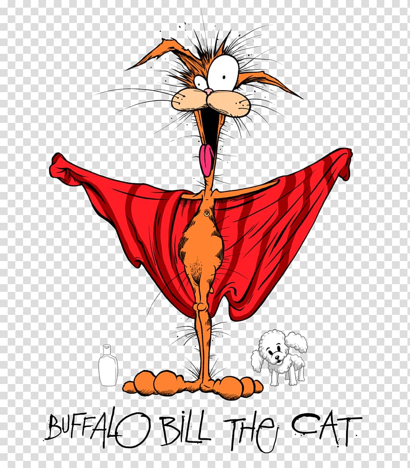 Bill the Cat T-shirt Buffalo Bill, Cat transparent background PNG clipart