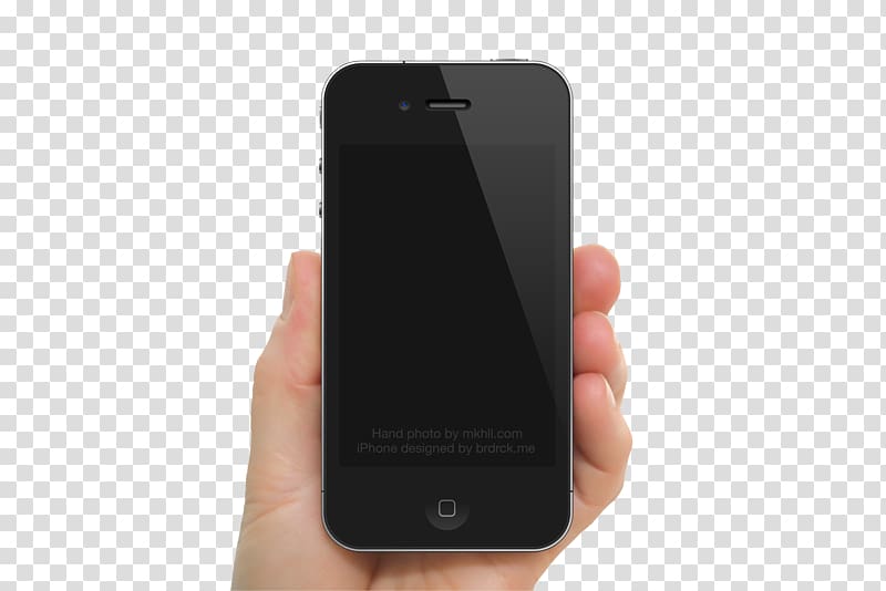 Phone in hand transparent background PNG clipart