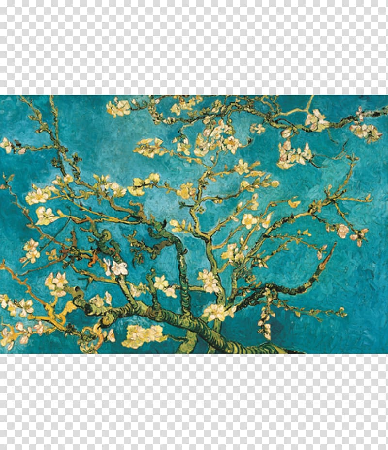 Almond Blossoms Van Gogh Museum Saint-Rémy-de-Provence Blossoming Almond Branch in a Glass, almond transparent background PNG clipart