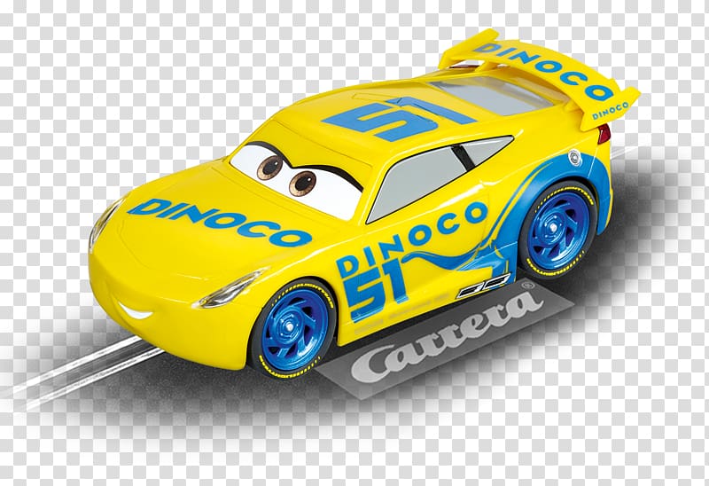 Cars 3: Driven to Win Cruz Ramirez Lightning McQueen Dinoco, car transparent background PNG clipart