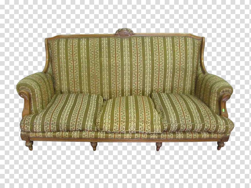 Couch Victorian era Furniture Loveseat Sofa bed, Old Couch transparent background PNG clipart