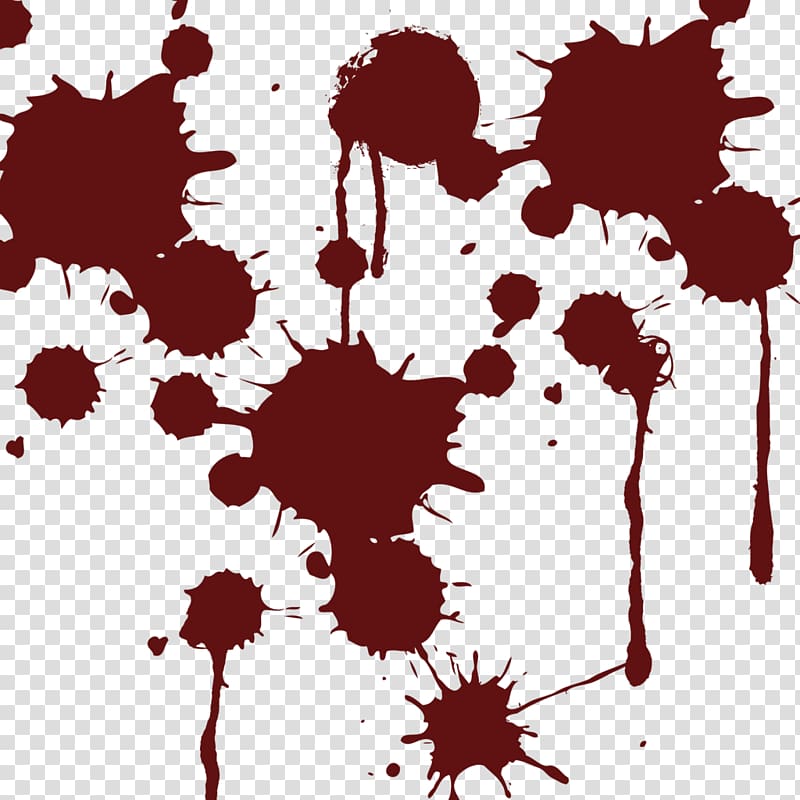 blood splatter png clipart