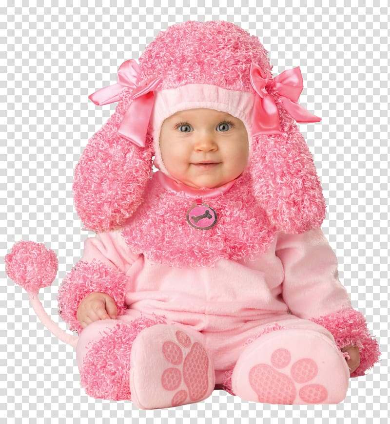 Poodle Halloween costume Infant Child, baby girl transparent background PNG clipart