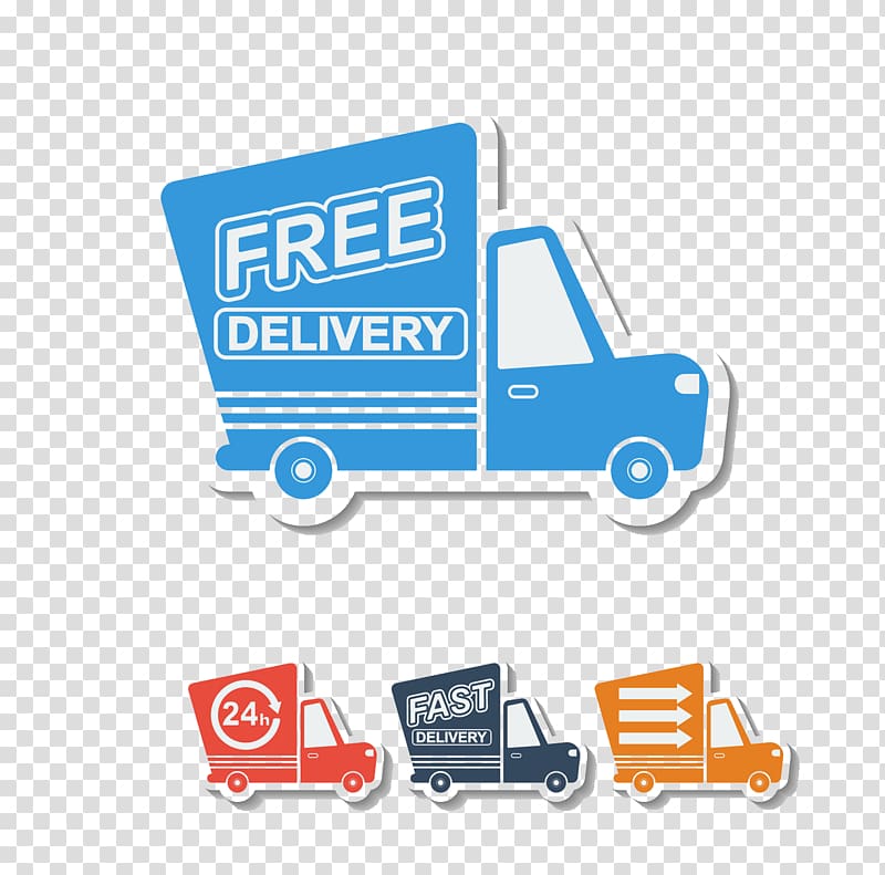 Package delivery Icon, Express Car transparent background PNG clipart