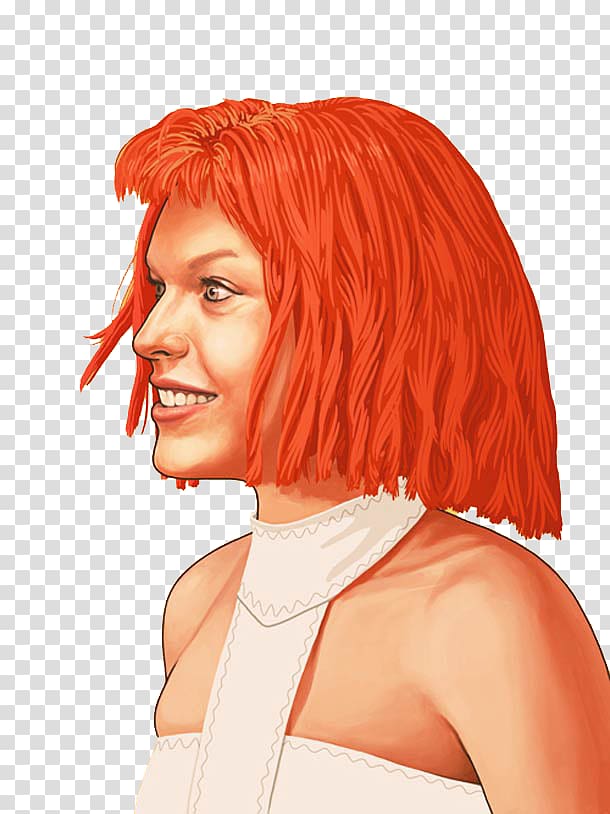 Mike Mitchell Portrait Artist Illustrator, Red short hair girl transparent background PNG clipart