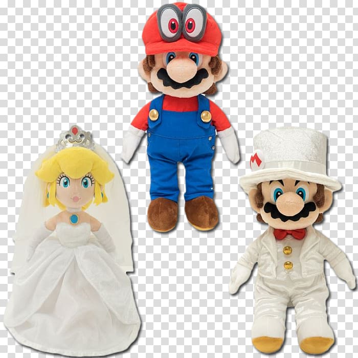 Super Mario Odyssey Princess Peach Stuffed Animals & Cuddly Toys Plush, mario transparent background PNG clipart