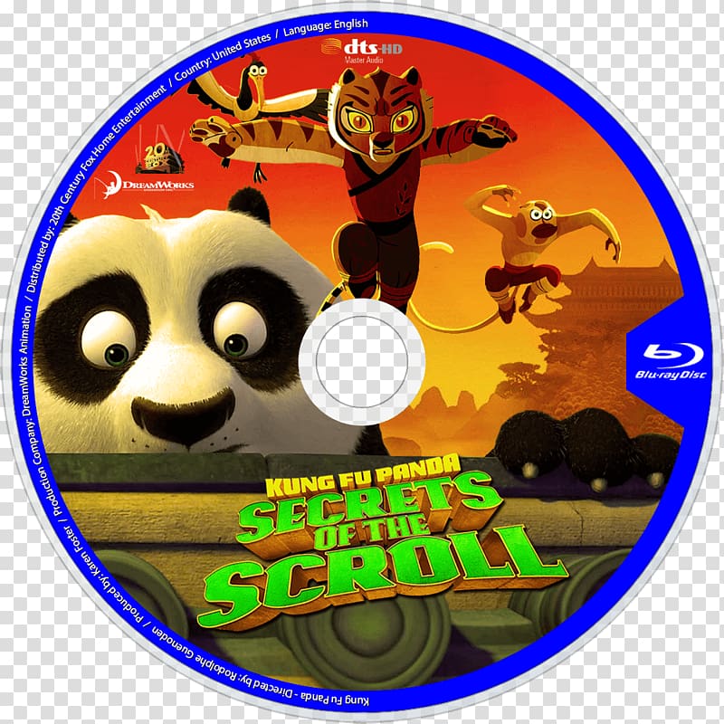 Kung Fu Panda DVD Blu-ray disc Animated film, Kung-fu panda transparent background PNG clipart