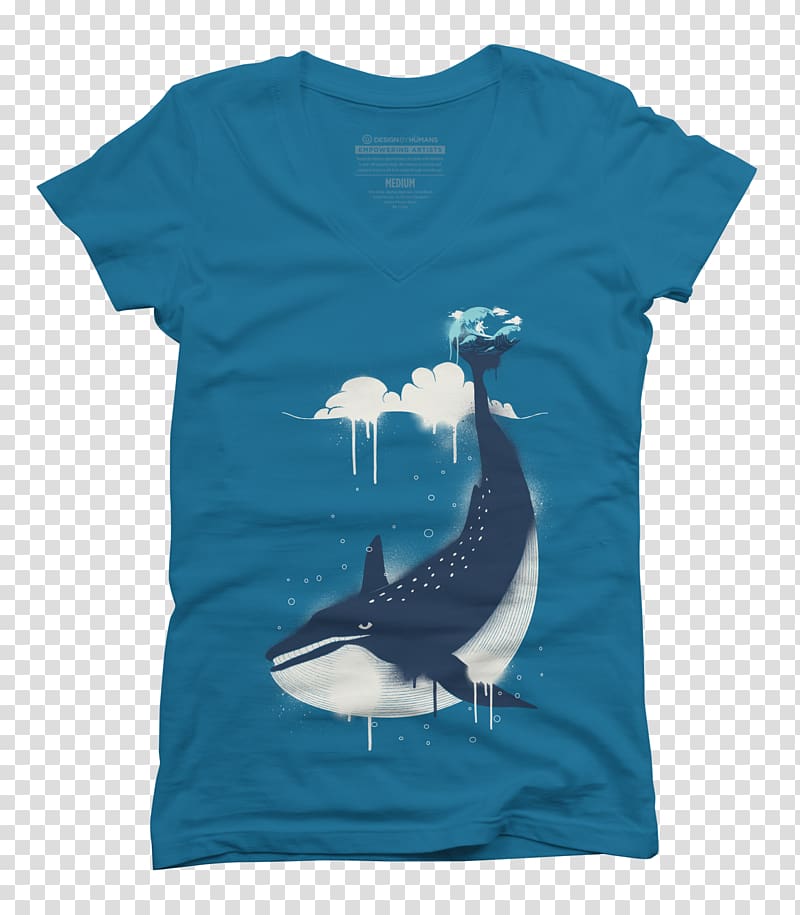 T-shirt Just Keep Swimming Dory Design by Humans Bracelet, blue whale transparent background PNG clipart