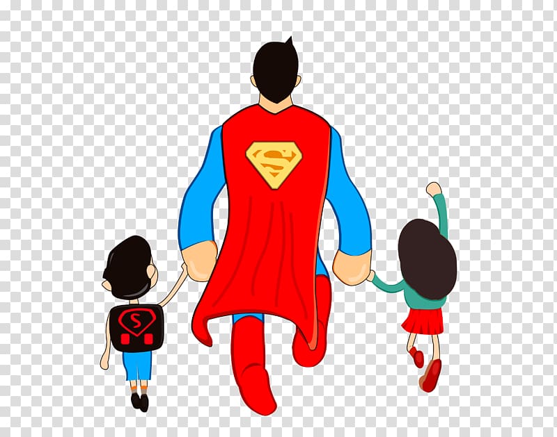 Fathers Day Sohu Love AliExpress, Superman back transparent background PNG clipart