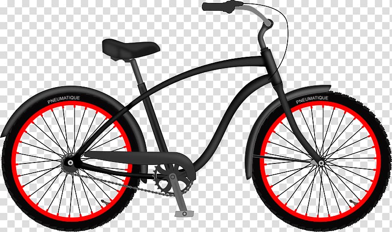 Cruiser bicycle Bicycle Frames Cycling, bicycle transparent background PNG clipart