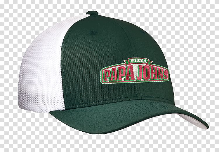 Baseball cap Pizza Papa John's Hat, baseball cap transparent background PNG clipart