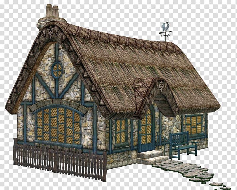 Cottage Fairy tale House, cottage transparent background PNG clipart