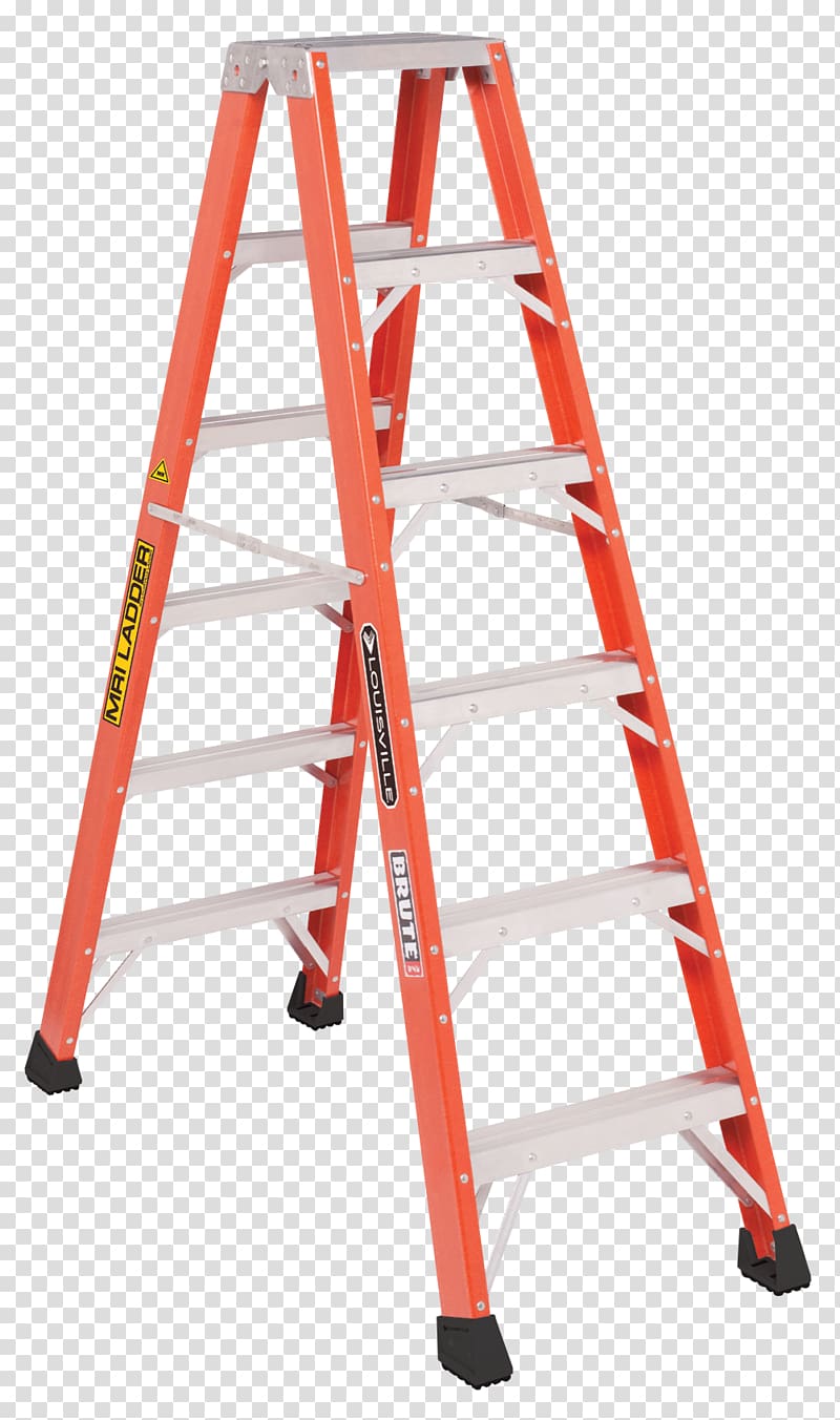 Louisville Ladder Tool Fiberglass Keukentrap, ladder transparent background PNG clipart
