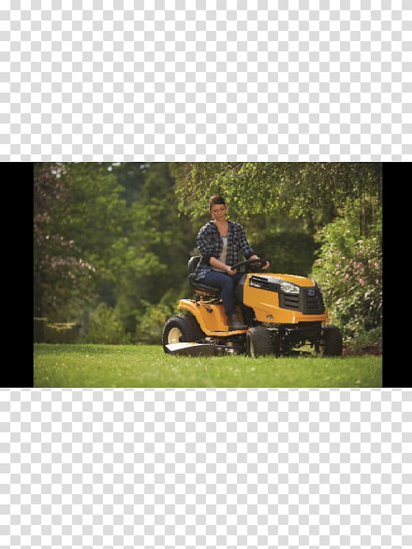 Lawn Mowers Tractor Cub Cadet, tractor transparent background PNG clipart