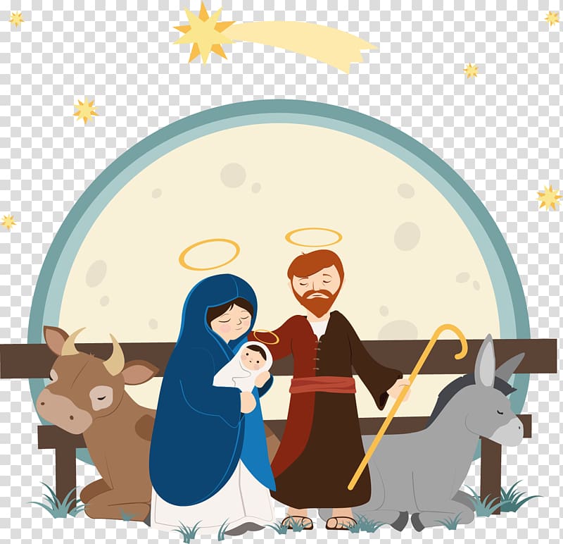 Nativity scene illustration, Nativity of Jesus Child Jesus Drawing Illustration, Jesus transparent background PNG clipart