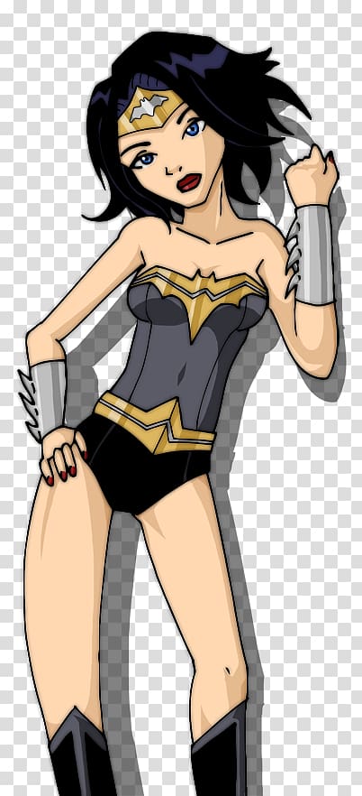 Wonder Woman cartoon character illustration, Diana Prince Female Art Chibi  Behance, Wonder Woman, child, human, fictional Character png