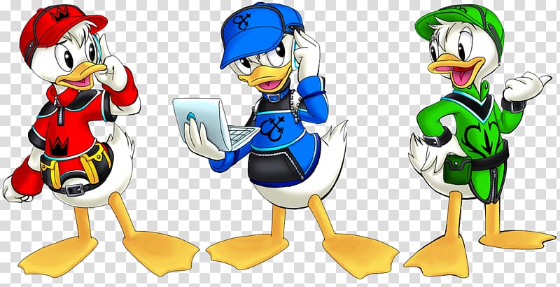 Huey, Dewey and Louie Donald Duck Kingdom Hearts III Scrooge McDuck, donald duck transparent background PNG clipart