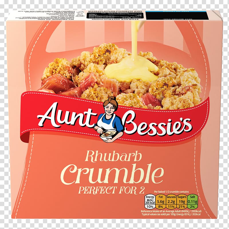 Breakfast cereal Crumble Apple crisp Apple pie Aunt Bessie's, apple transparent background PNG clipart