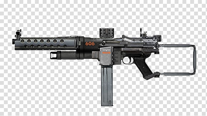 Wolfenstein II: The New Colossus Wolfenstein: The Old Blood Weapon M249 light machine gun, weapon transparent background PNG clipart