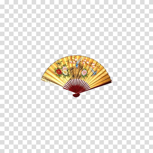 Hand fan Paper, Chinese style folding fan sub transparent background PNG clipart